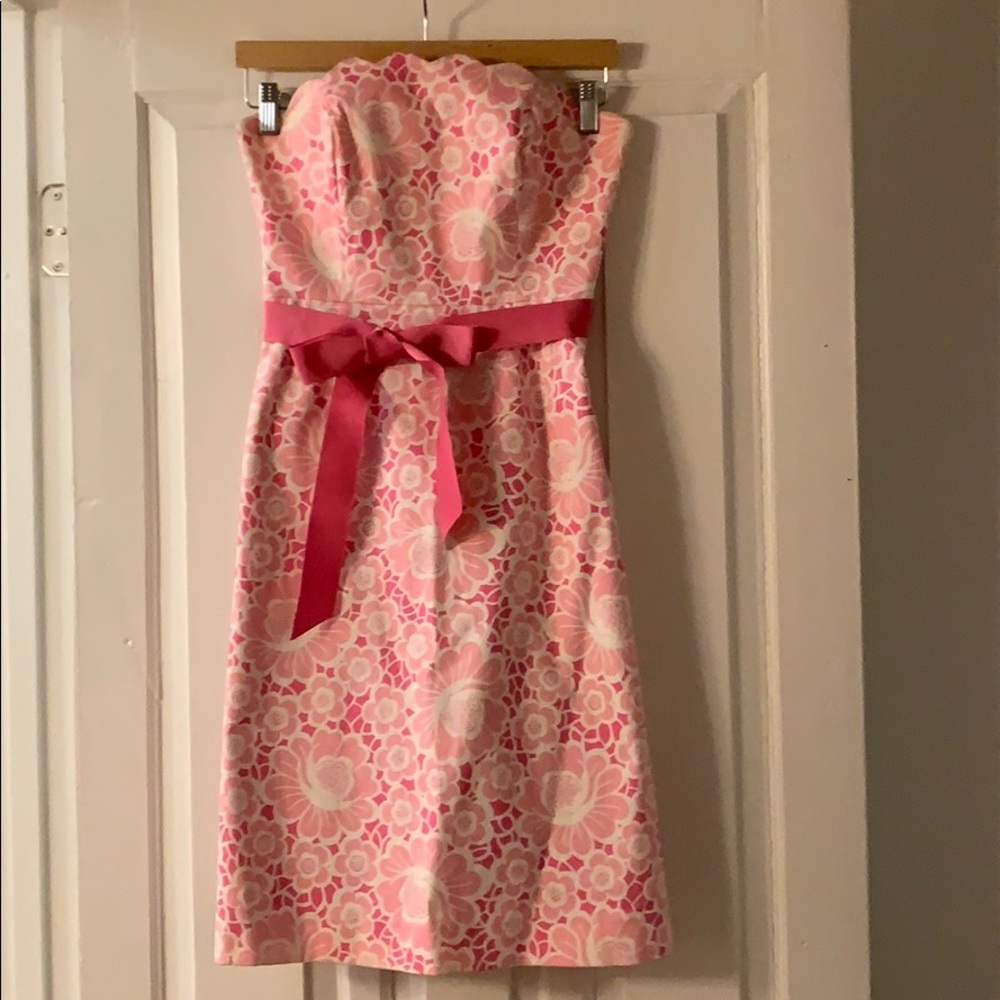 Lilly Pulitzer size 2 strapless dress